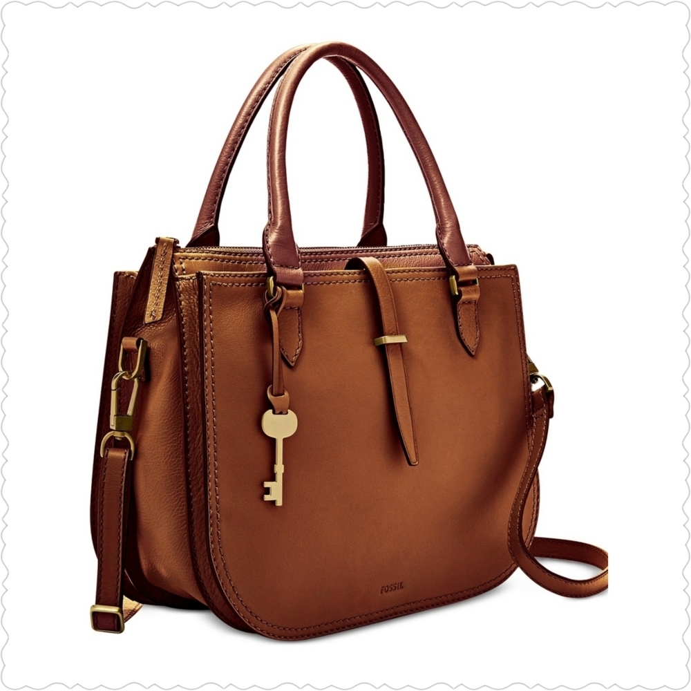FOSSIL  Ryder Leather Medium Satchel - Picture 6 of 10